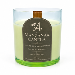 Vela de soya para masajes